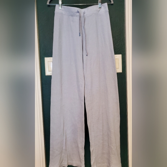 James Perse Brushed Waffle Knit Cotton Lounge Pants - Picture 1 of 8